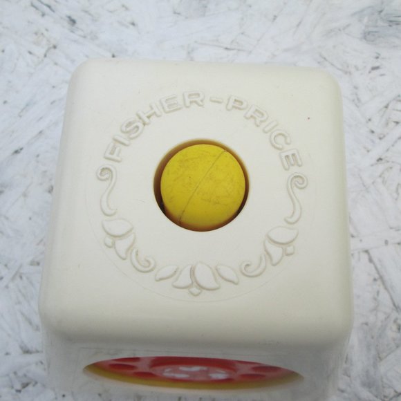 Vintage 1978 Fisher Price Turn and Learn Busy Box Baby Infant Toy #156 - Picture 6 of 7